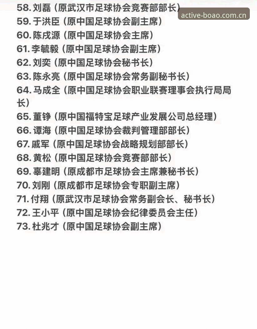 博澳体育安卓下载 中国足协第三批禁足名单详解——17人终身禁赛背后的乱象与反思